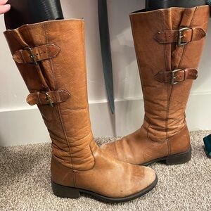 Clark’s Brown Leather Knee High Boots